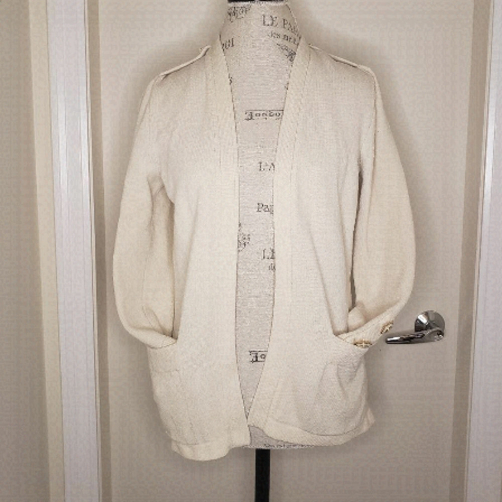 Vintage 70s Knit Cardigan Jacket - Picture 1 of 10